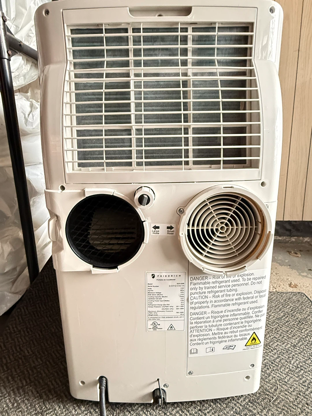 New(not used once) Friedrich Portable Air Conditioner ZCP12DB - photo 2
