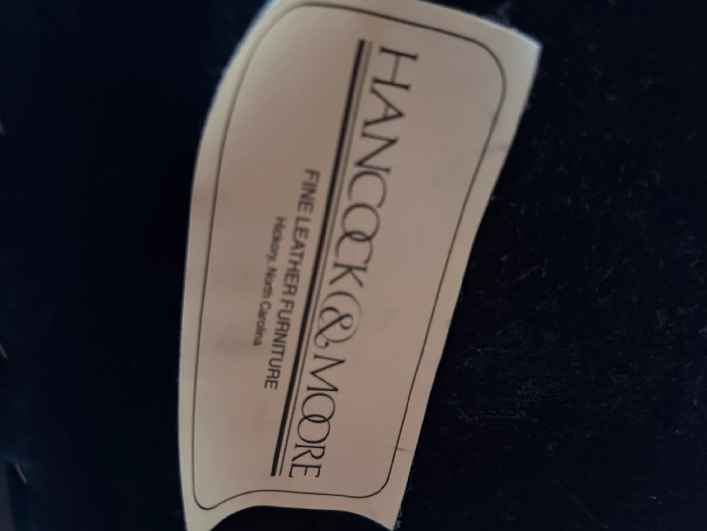 Hancock & Moore Green Leather Wingback Chair