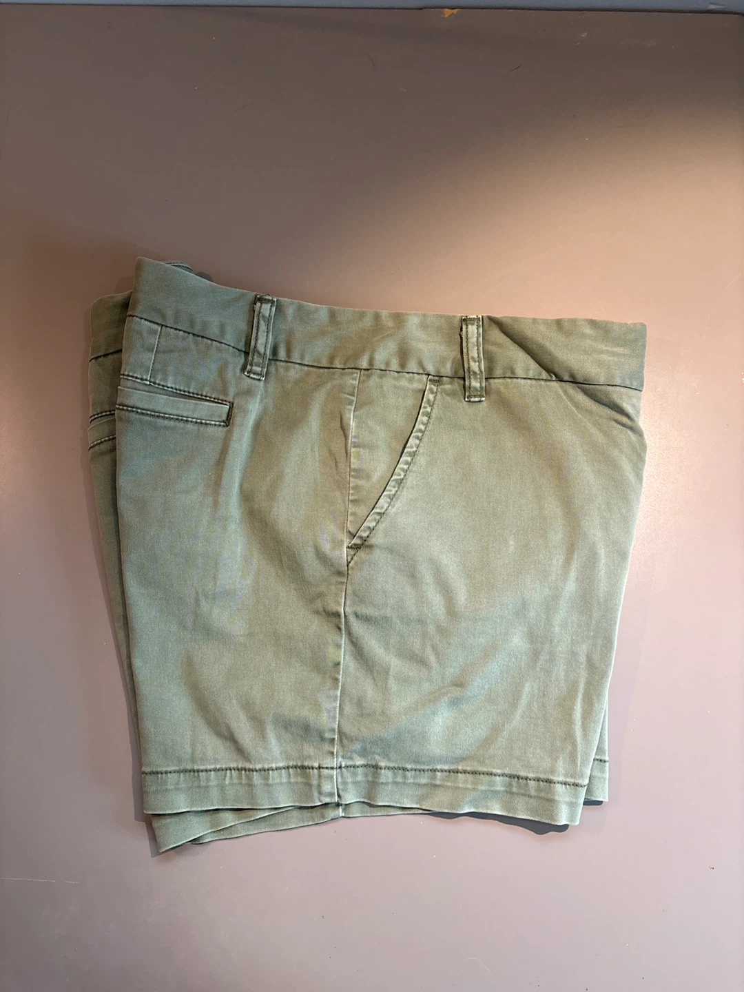 AGF CLASSIC Women's Olive Green Shorts Size 4 - photo 4