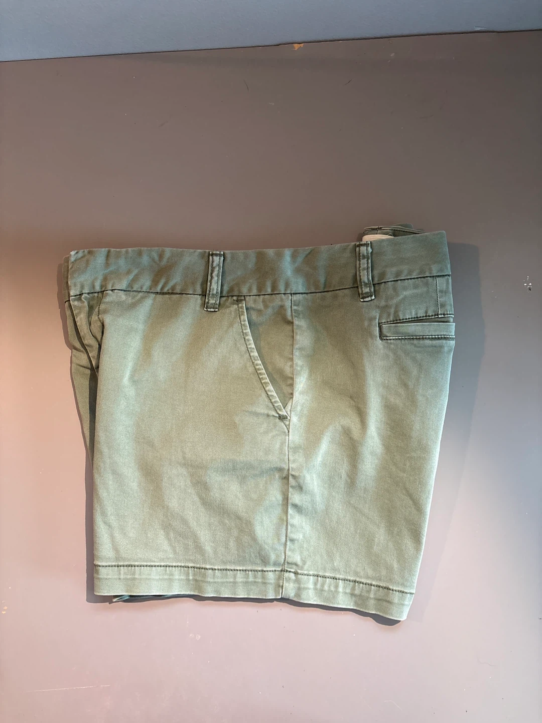 AGF CLASSIC Women's Olive Green Shorts Size 4 - photo 3