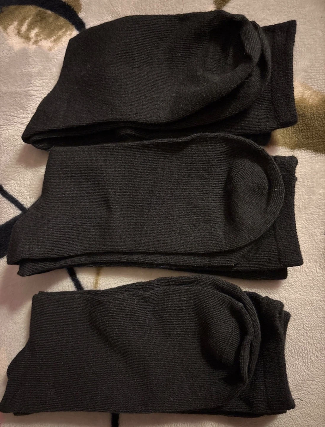 Brand new Ardene 3 pack solid crew Socks size 5-9