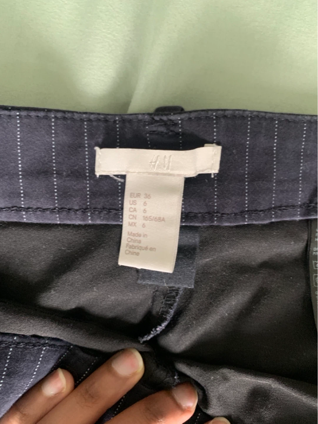 H&M Pinstripe Pants Size 6 - photo 2