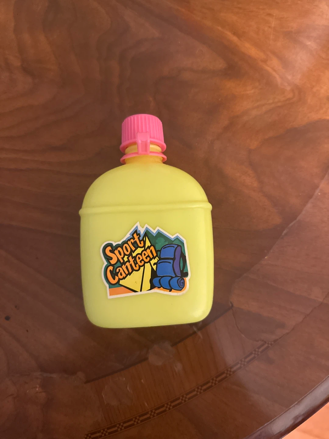 Yellow Sport Canteen Bottle for kids