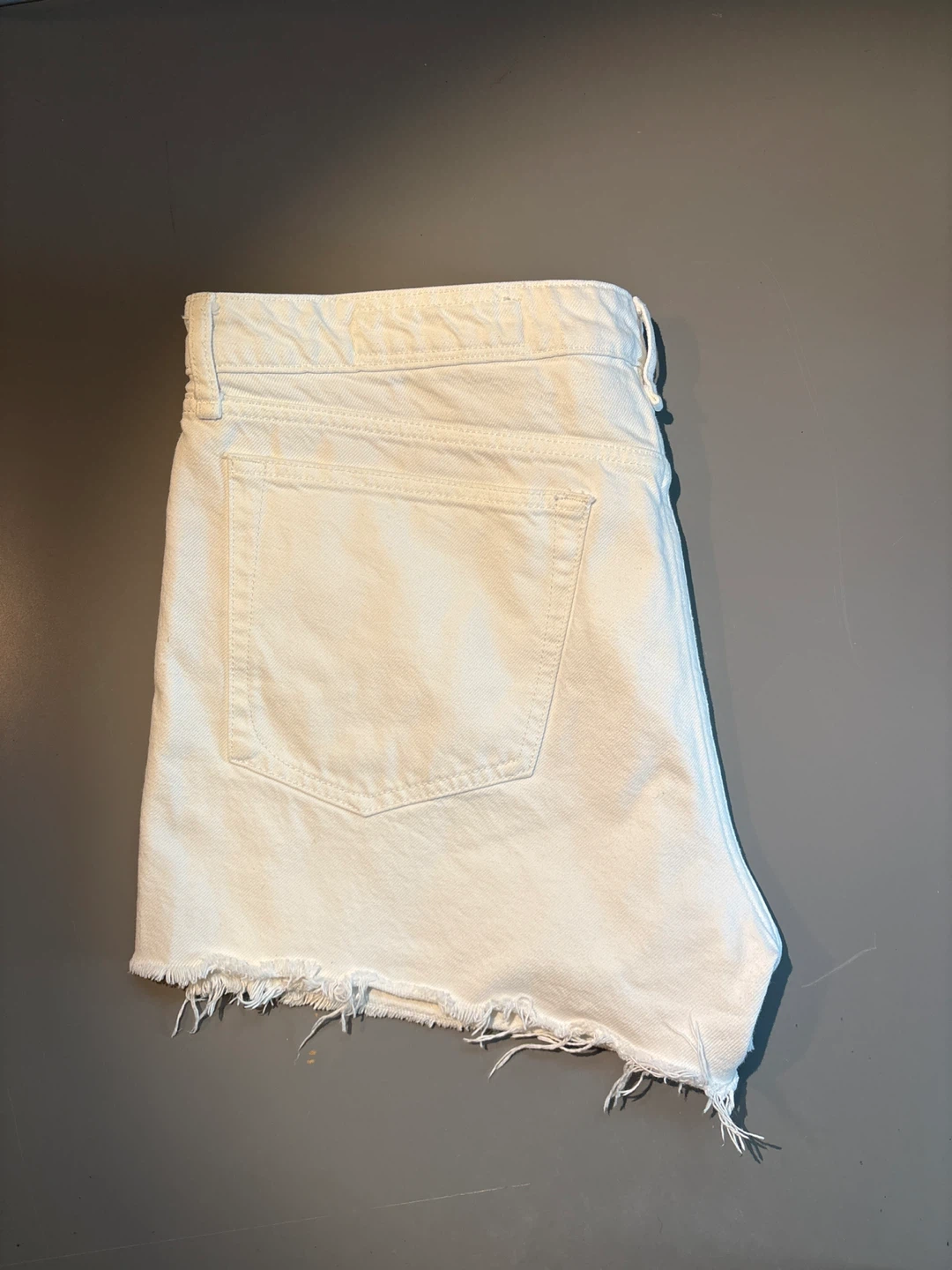 Rag & Bone White Denim Cutoff Shorts - Size 31 - photo 5
