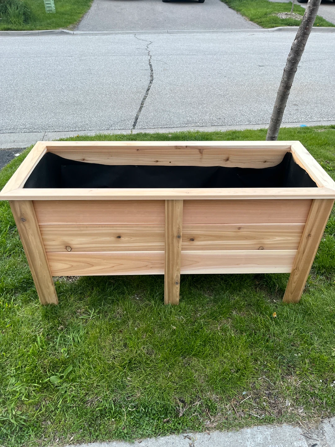 Handcrafted Raised Cedar Planter (Large) - photo 2