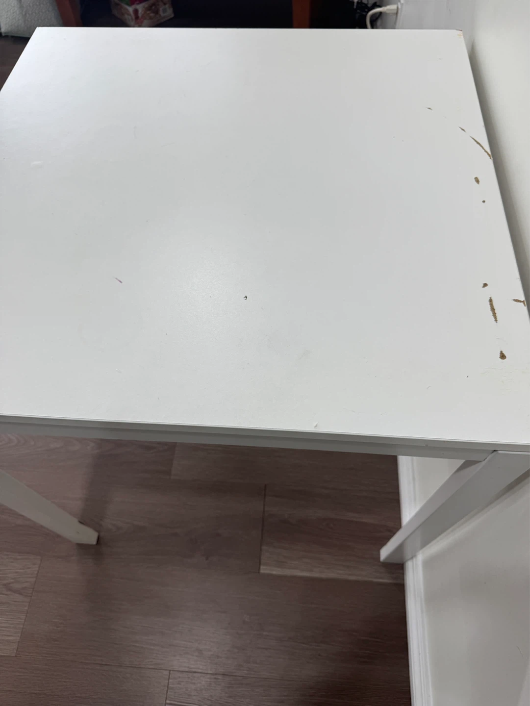 White Square Side Table - photo 5