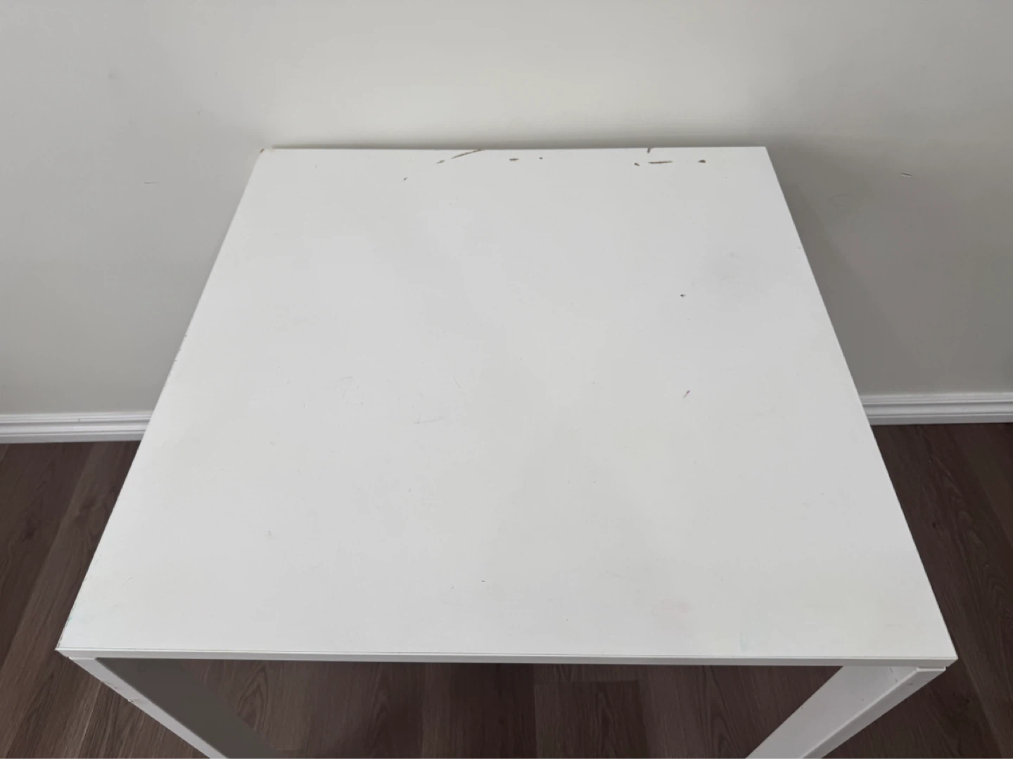 White Square Side Table - photo 2