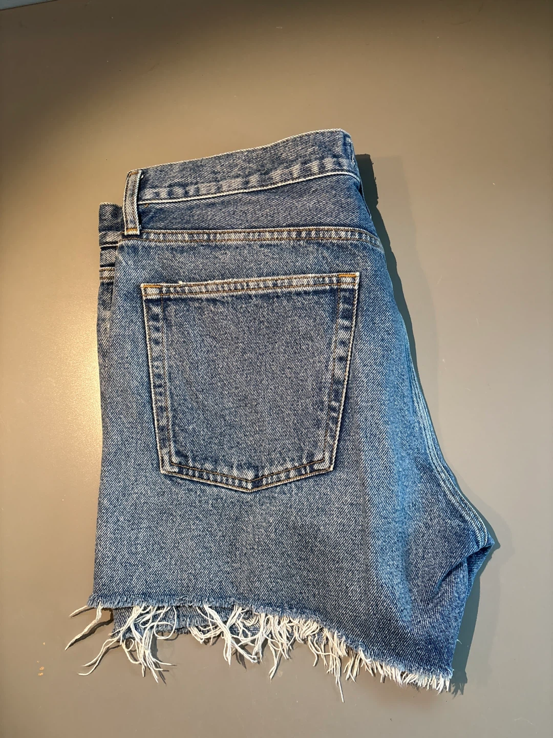 AGOLDE Denim Cutoff Jean Shorts - photo 5