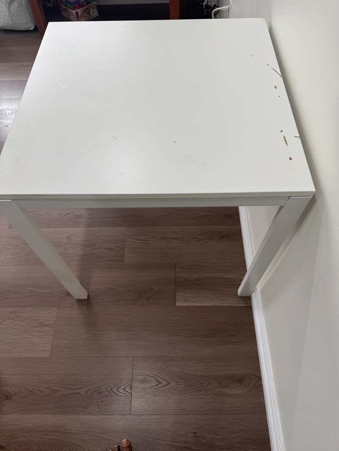 White Square Table