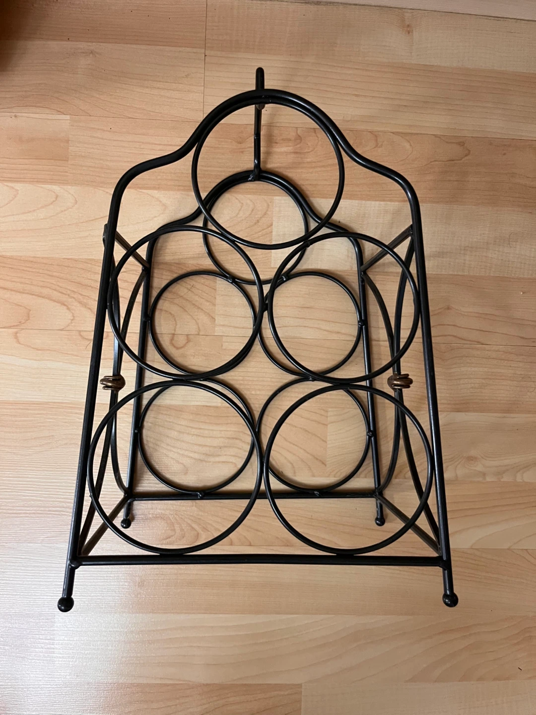 Decorative Metal Wine Rack Sturdy - photo 4