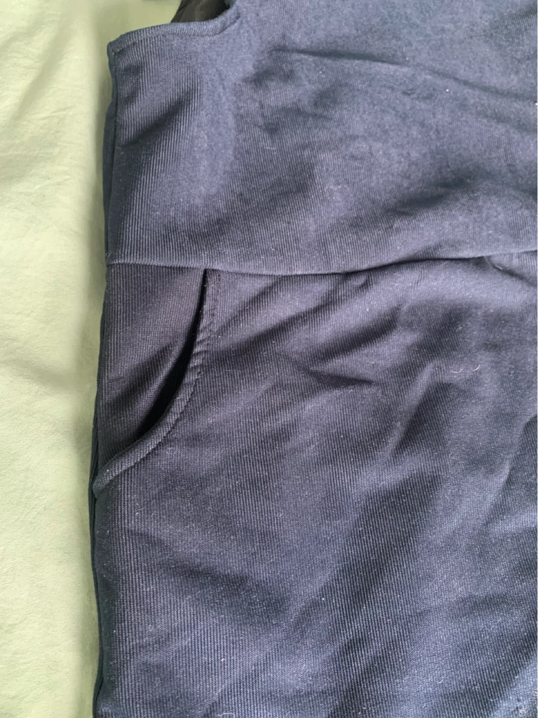 Navy Corduroy Pinafore Dress - photo 2