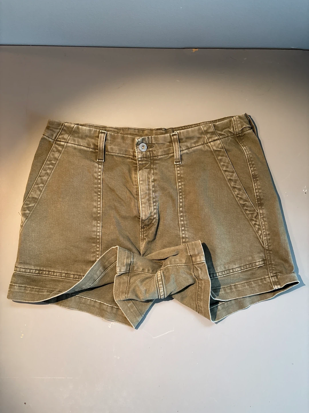 American Eagle Outfitters Cargo Shorts - Olive Green - photo 3