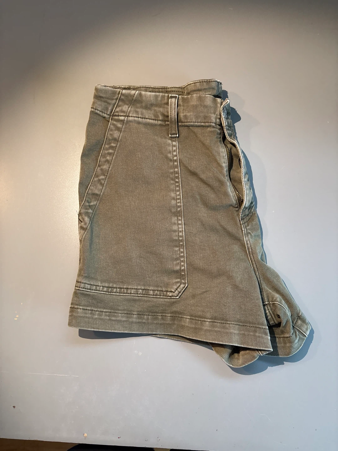 American Eagle Outfitters Cargo Shorts - Olive Green - photo 5