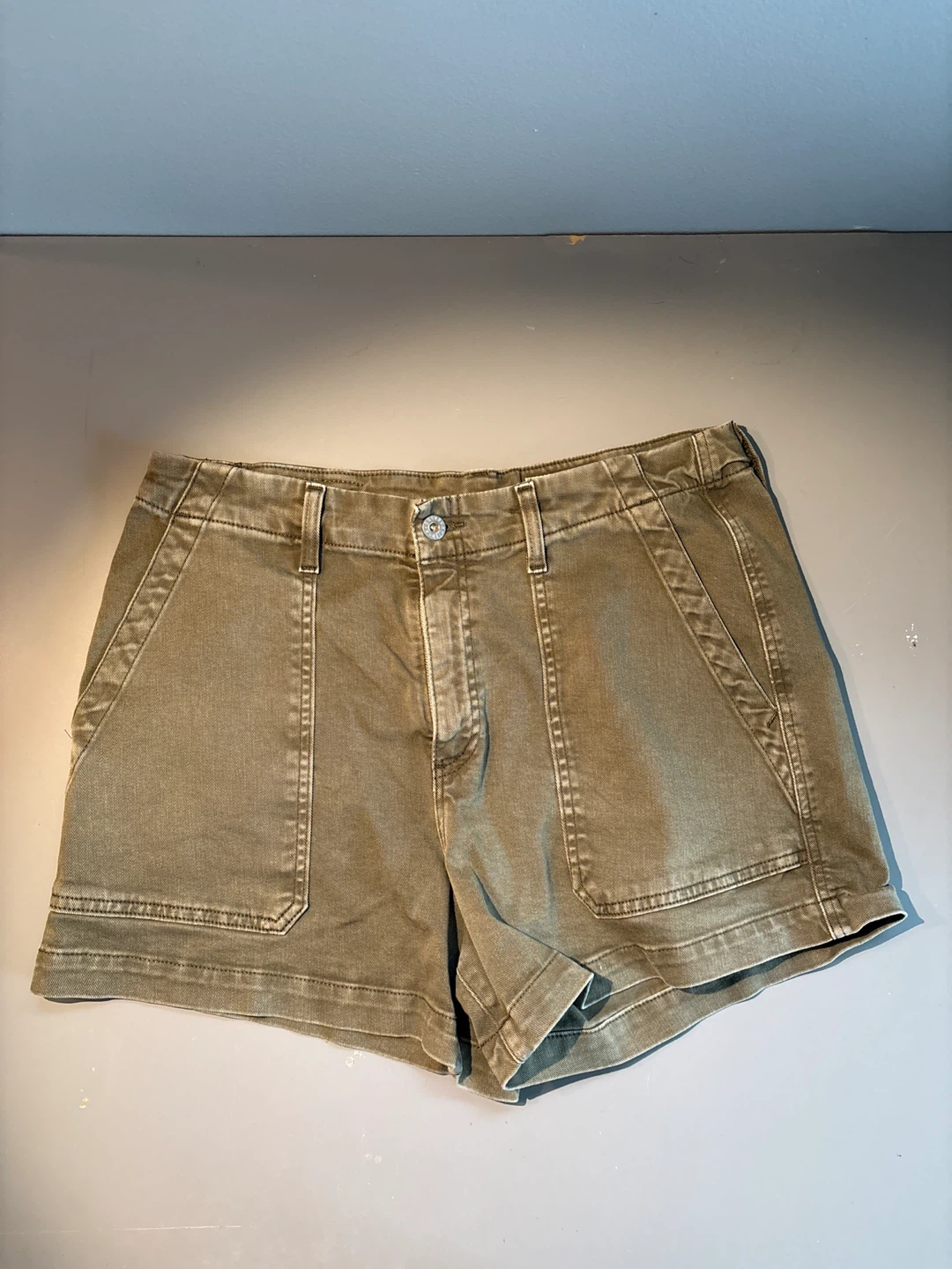 American Eagle Outfitters Cargo Shorts - Olive Green - photo 2