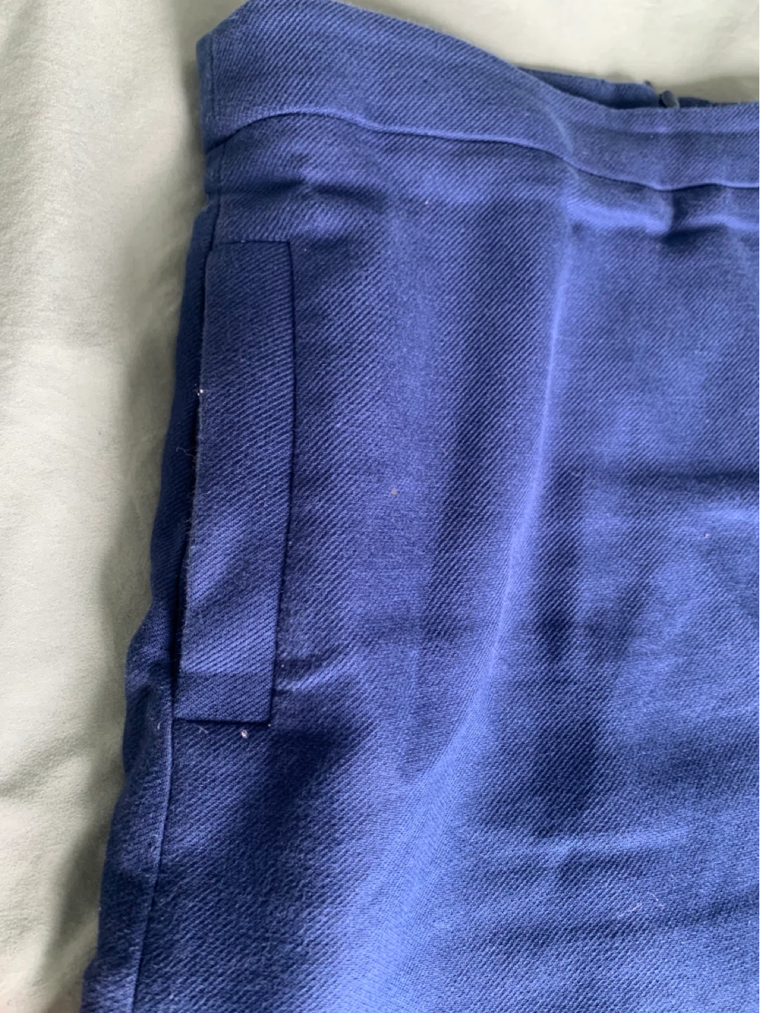 Massimo Dutti Blue Mini Skirt - photo 2