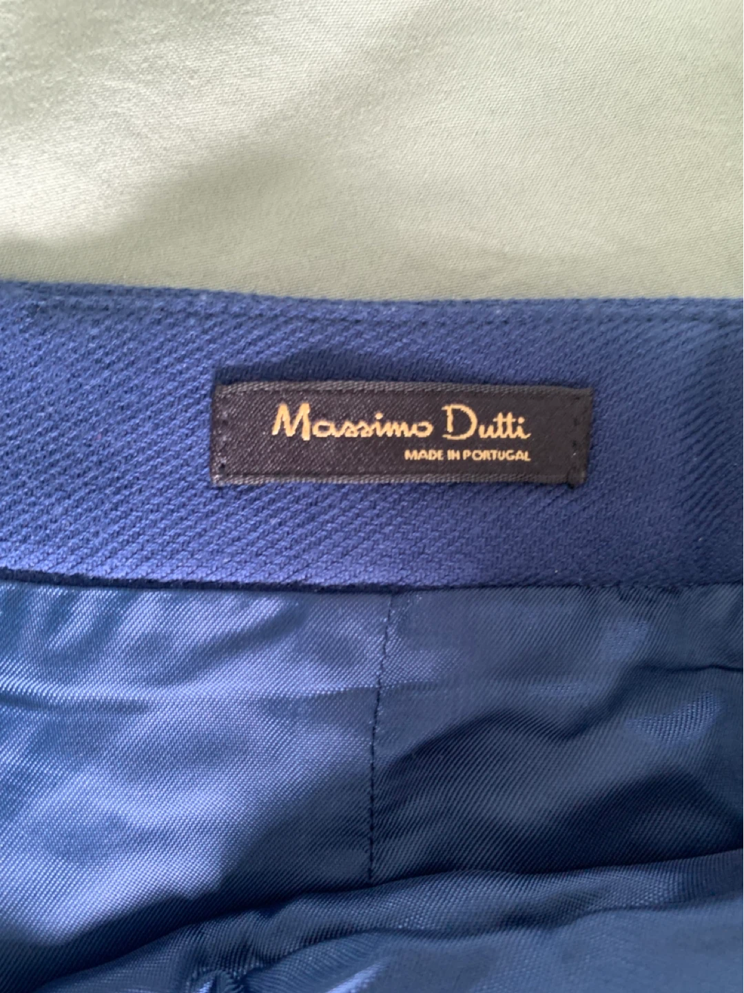 Massimo Dutti Blue Mini Skirt - photo 3