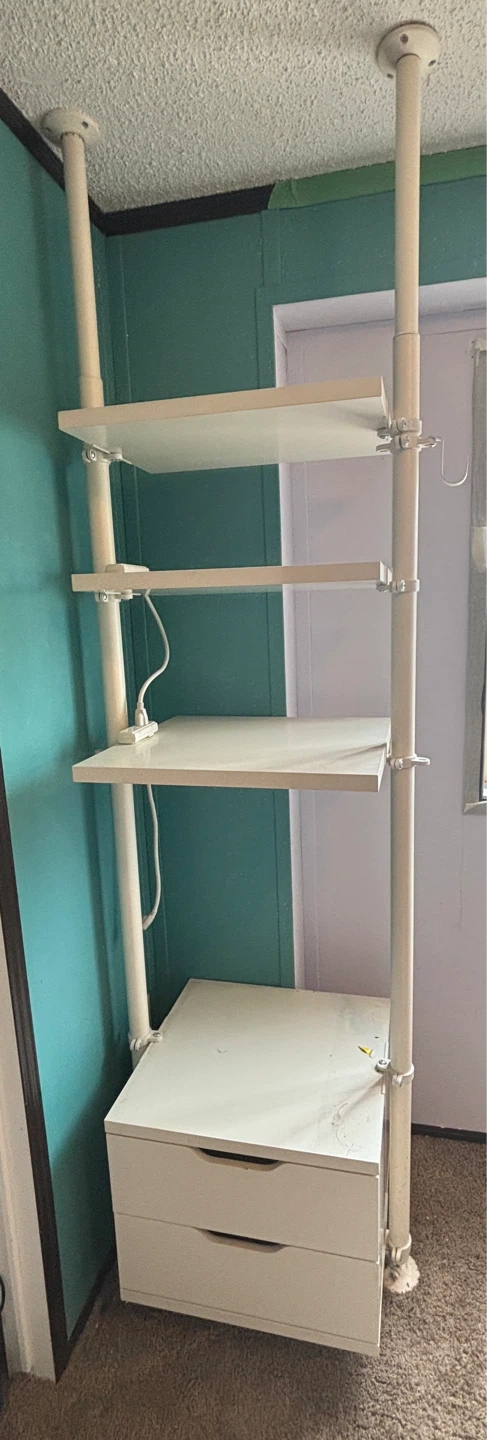 IKEA STOLMEN Shelving Unit with Drawer Unit - photo 2