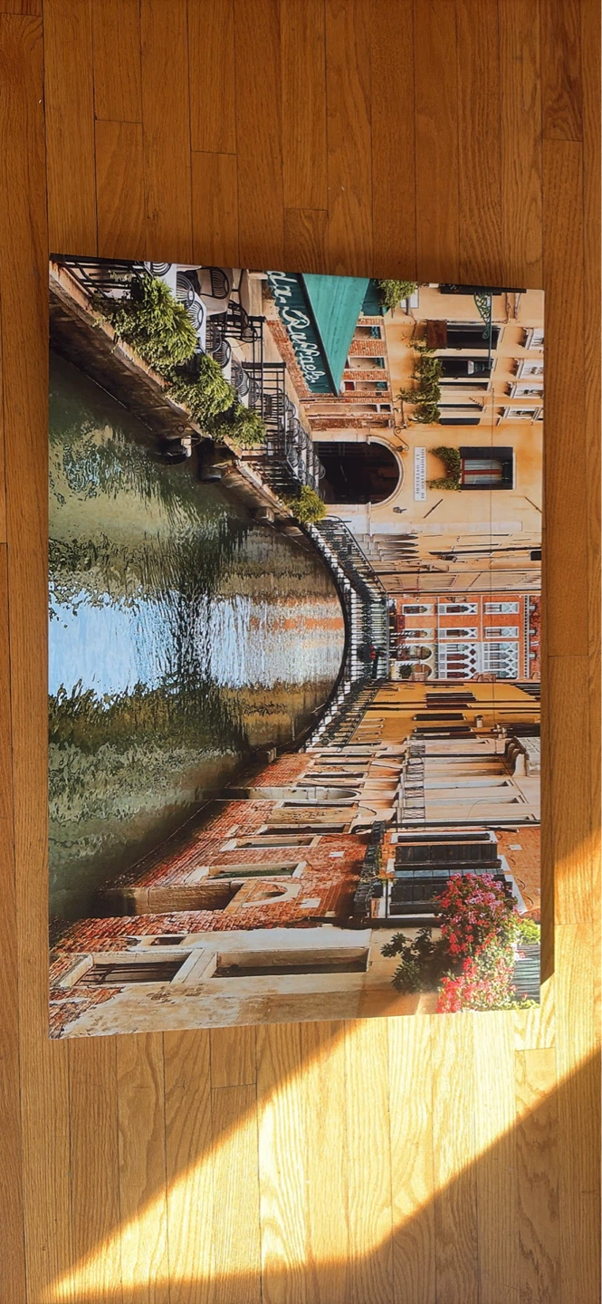 Venice Canal Canvas Wall Art - photo 2