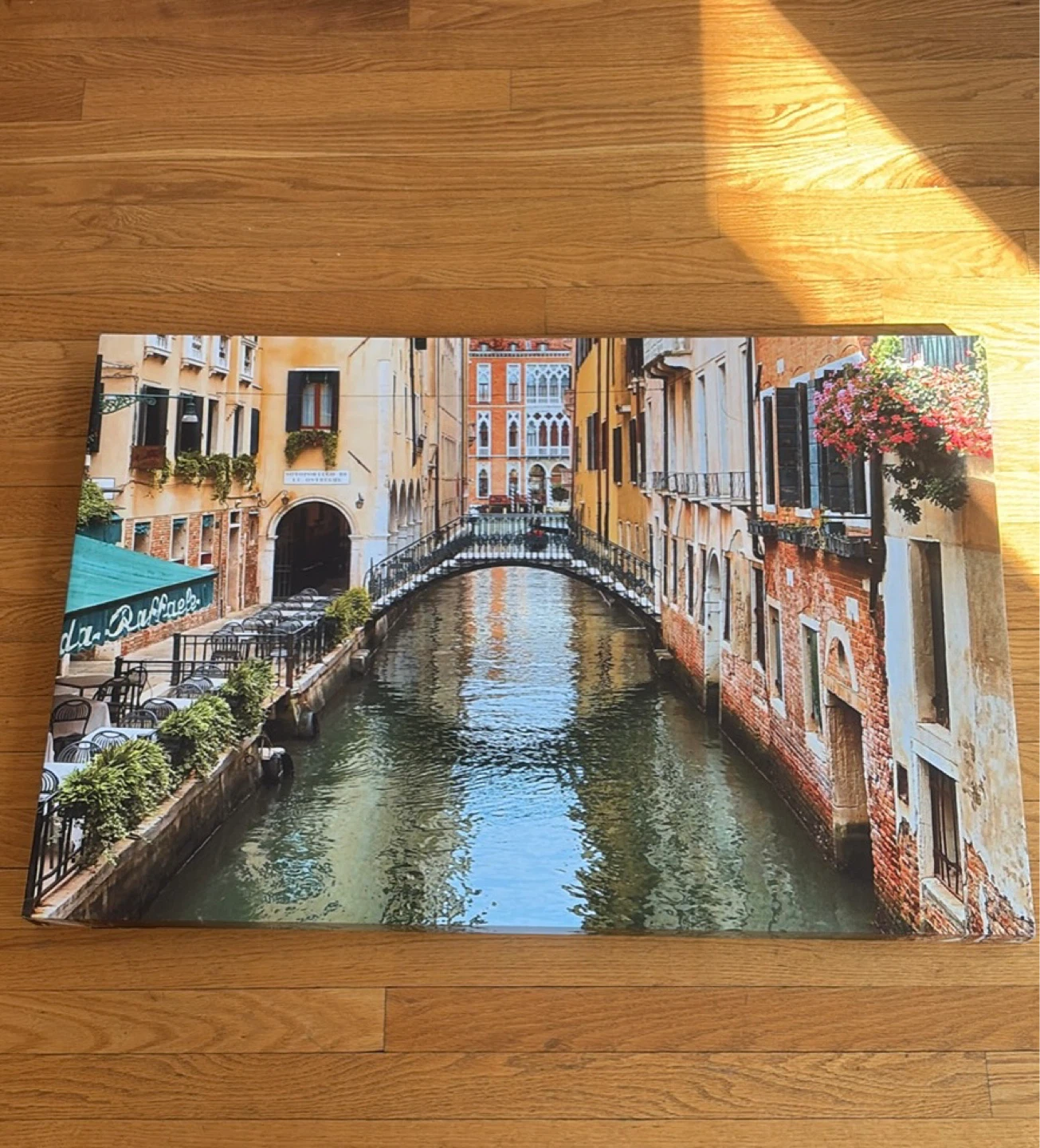 Venice Canal Canvas Wall Art