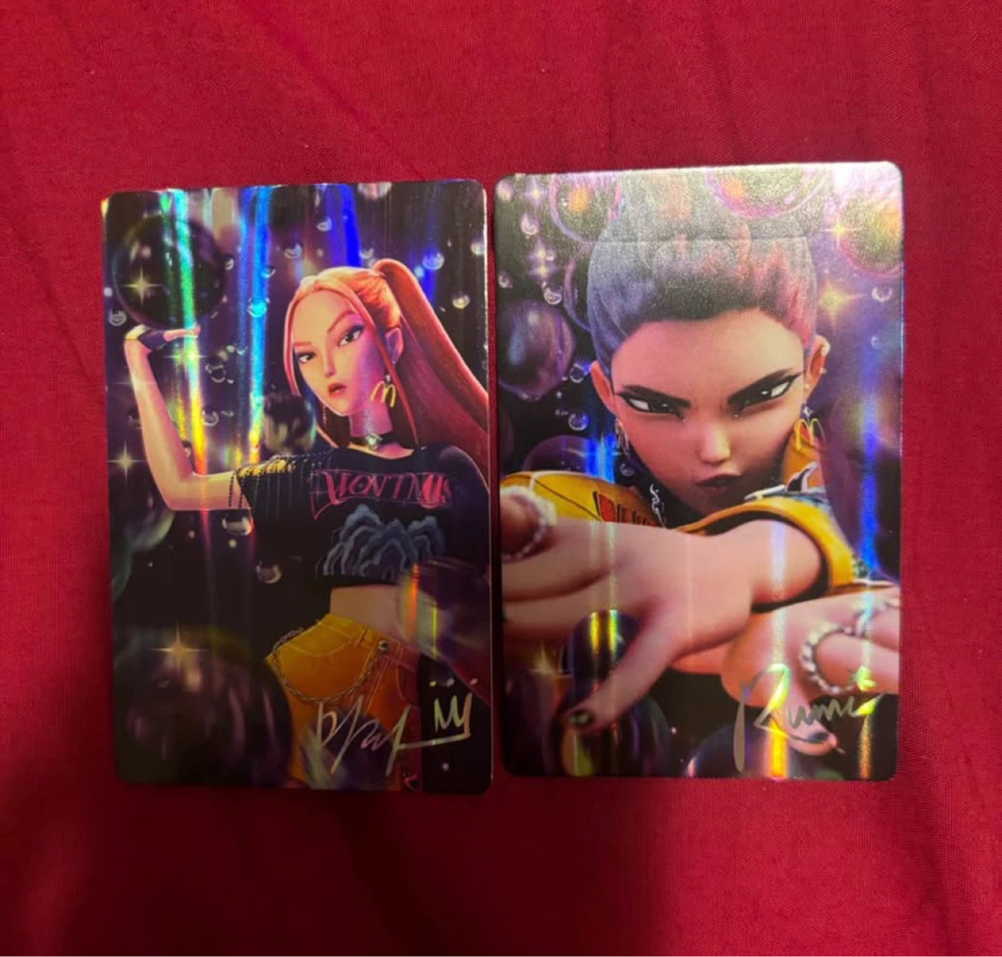 Kpop demon hunters Mac Donald’s cards - photo 2