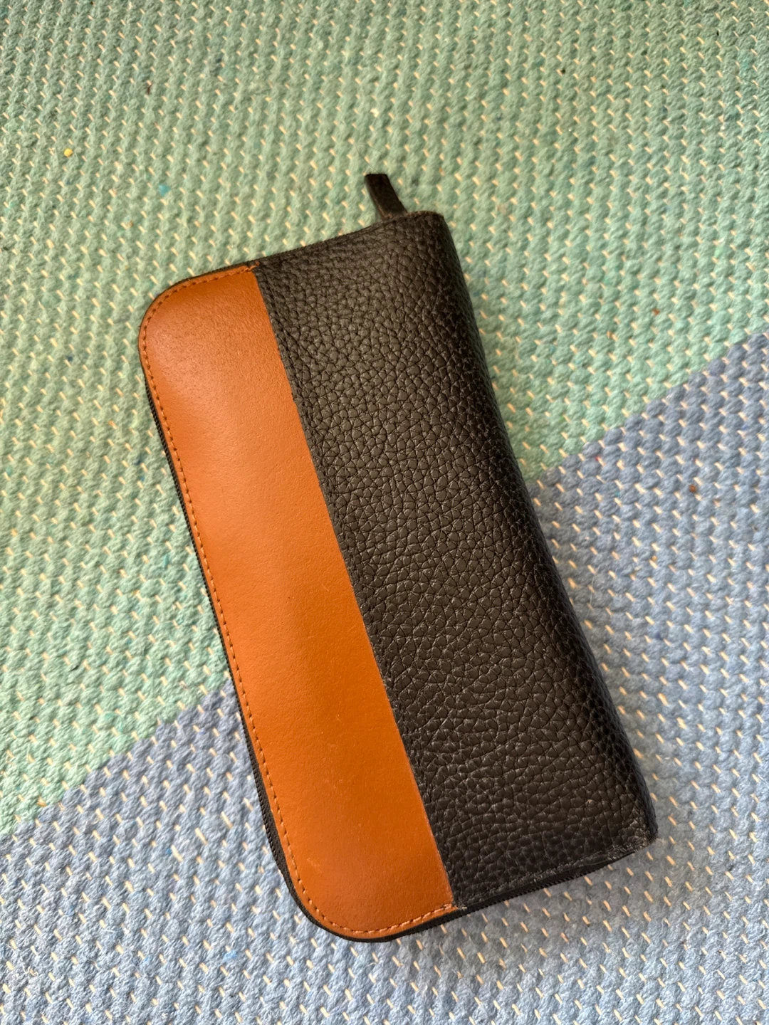 Cleo & Patek Italy Leather Zip Around Wallet