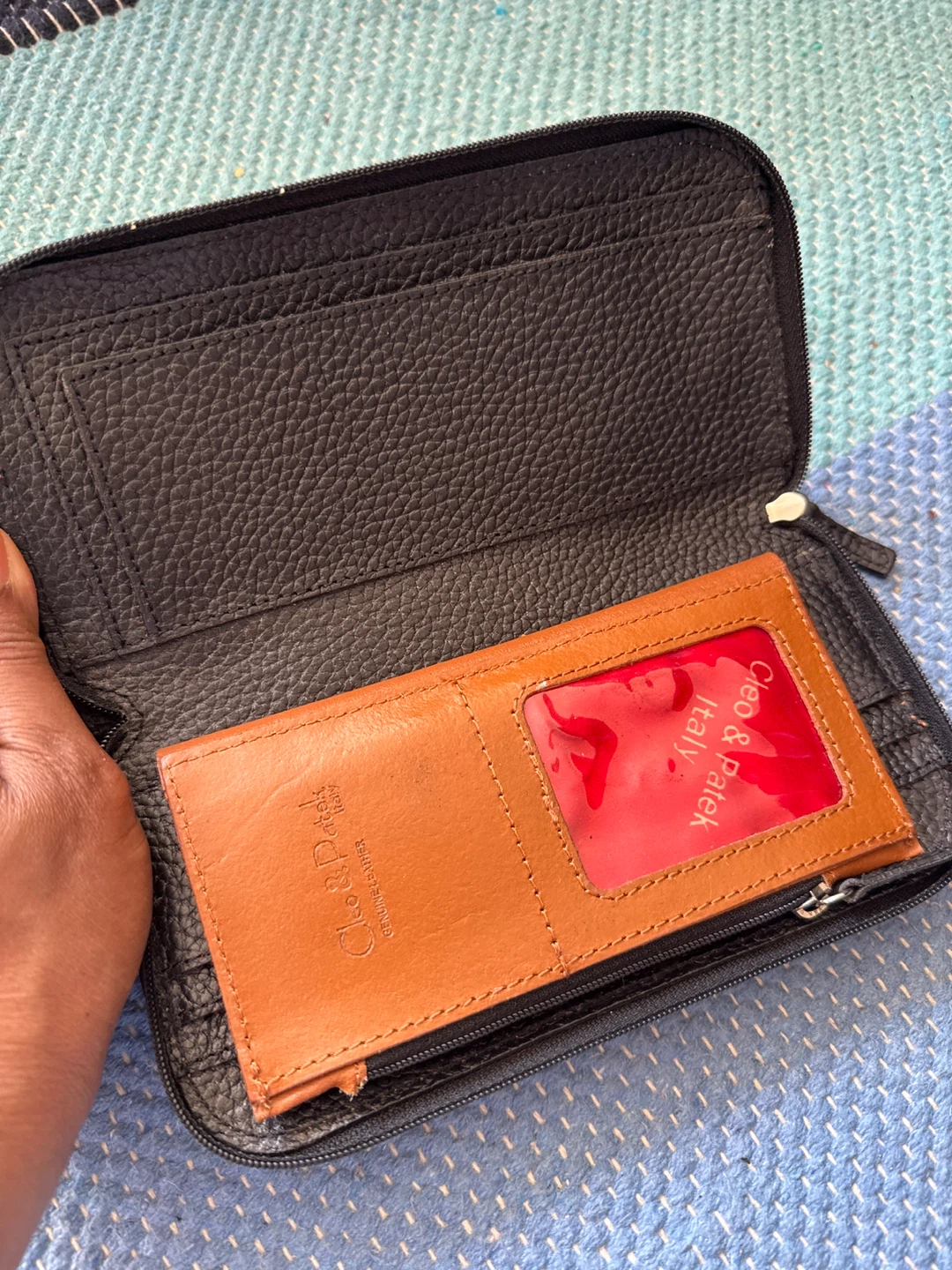 Cleo & Patek Italy Leather Zip Around Wallet - photo 2