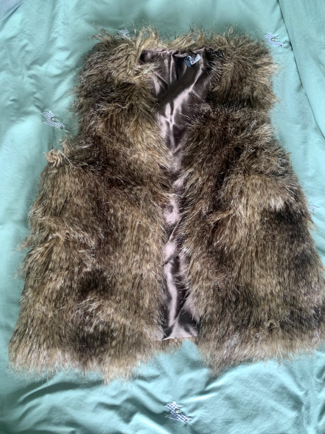 Faux Fur Vest Size 12