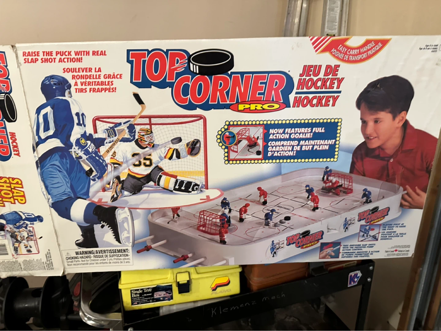 Top Corner Pro Hockey Game. Circa 1990 s