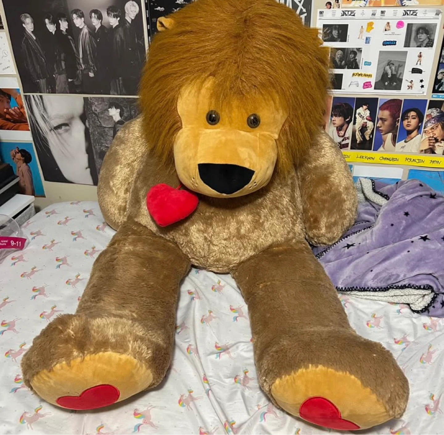 GIANT Valentine’s Day’s Lion Stuffed Animal