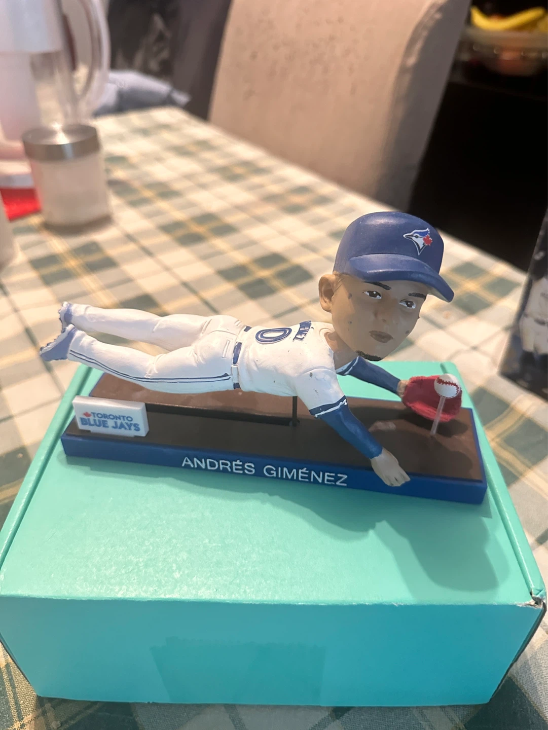 Jumping George Springer & Andrés Giménez Bobbleheads - photo 2