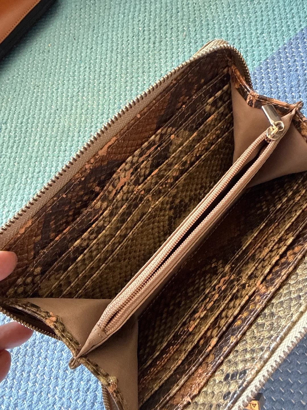 Aldo Snake Print Wallet - photo 3