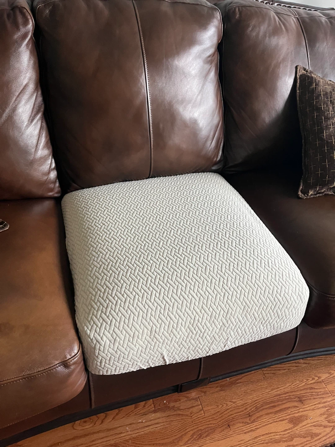 HOMEREFROM Patchwork Couch Cushion Cover - photo 3