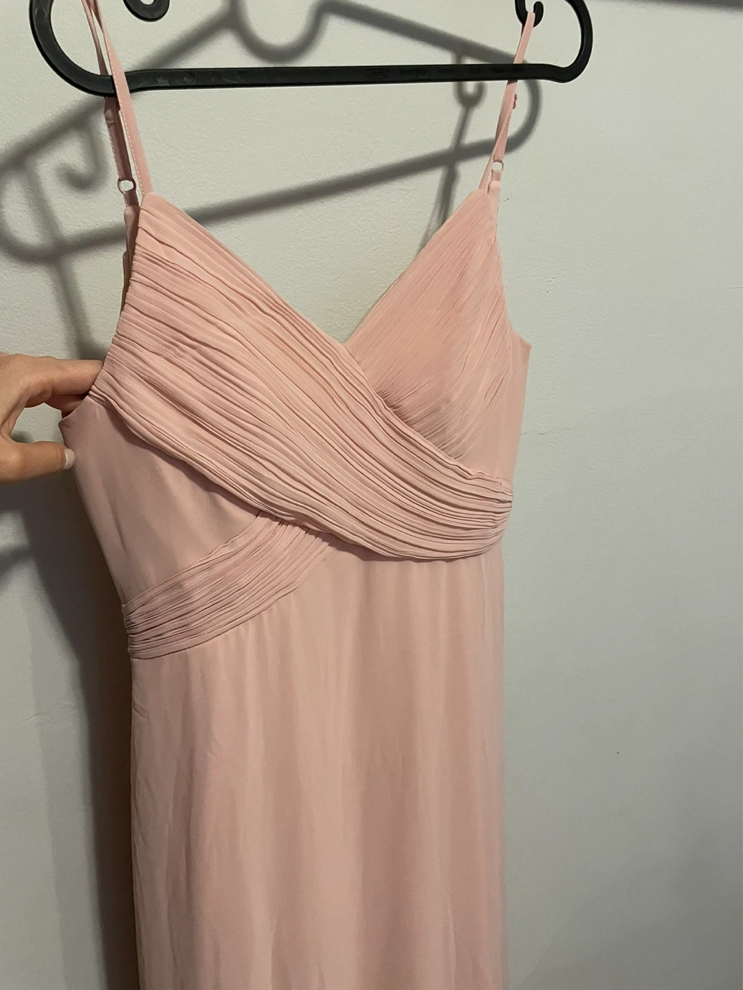 Ever-Pretty Pink Pleated Chiffon Maxi Dress - photo 2