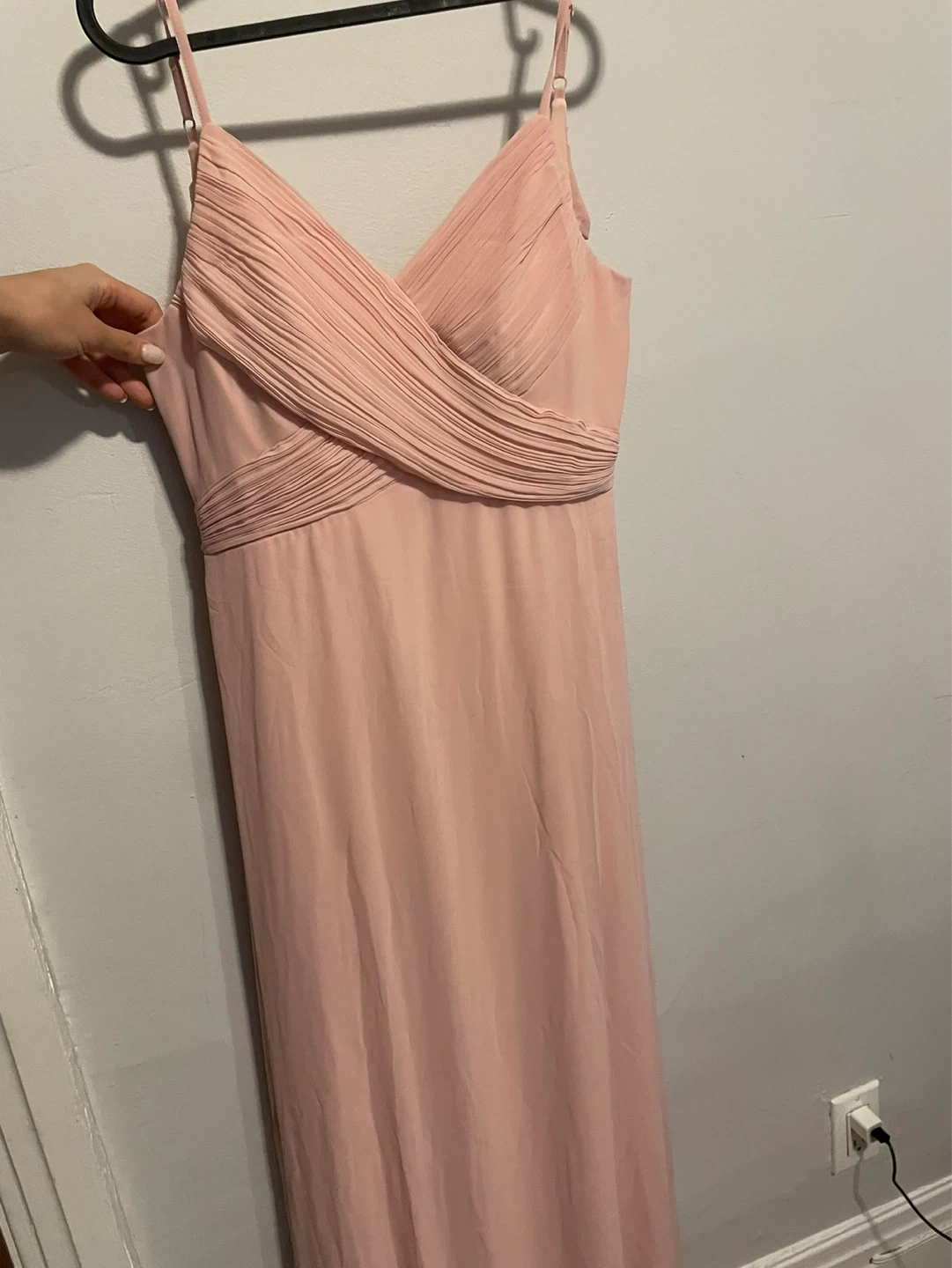 Ever-Pretty Pink Pleated Chiffon Maxi Dress - photo 5
