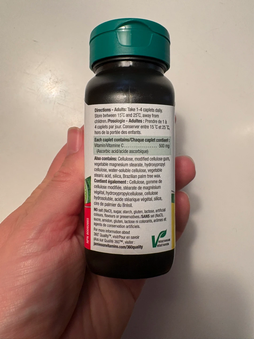 Jamieson Vitamin C 500 mg Caplets - 120 Count - photo 3