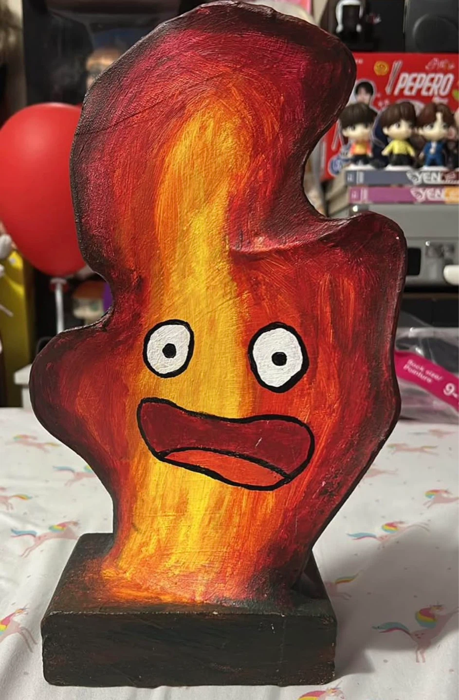 Howls Moving Castle Calcifer Sculpture (HANDMADE)