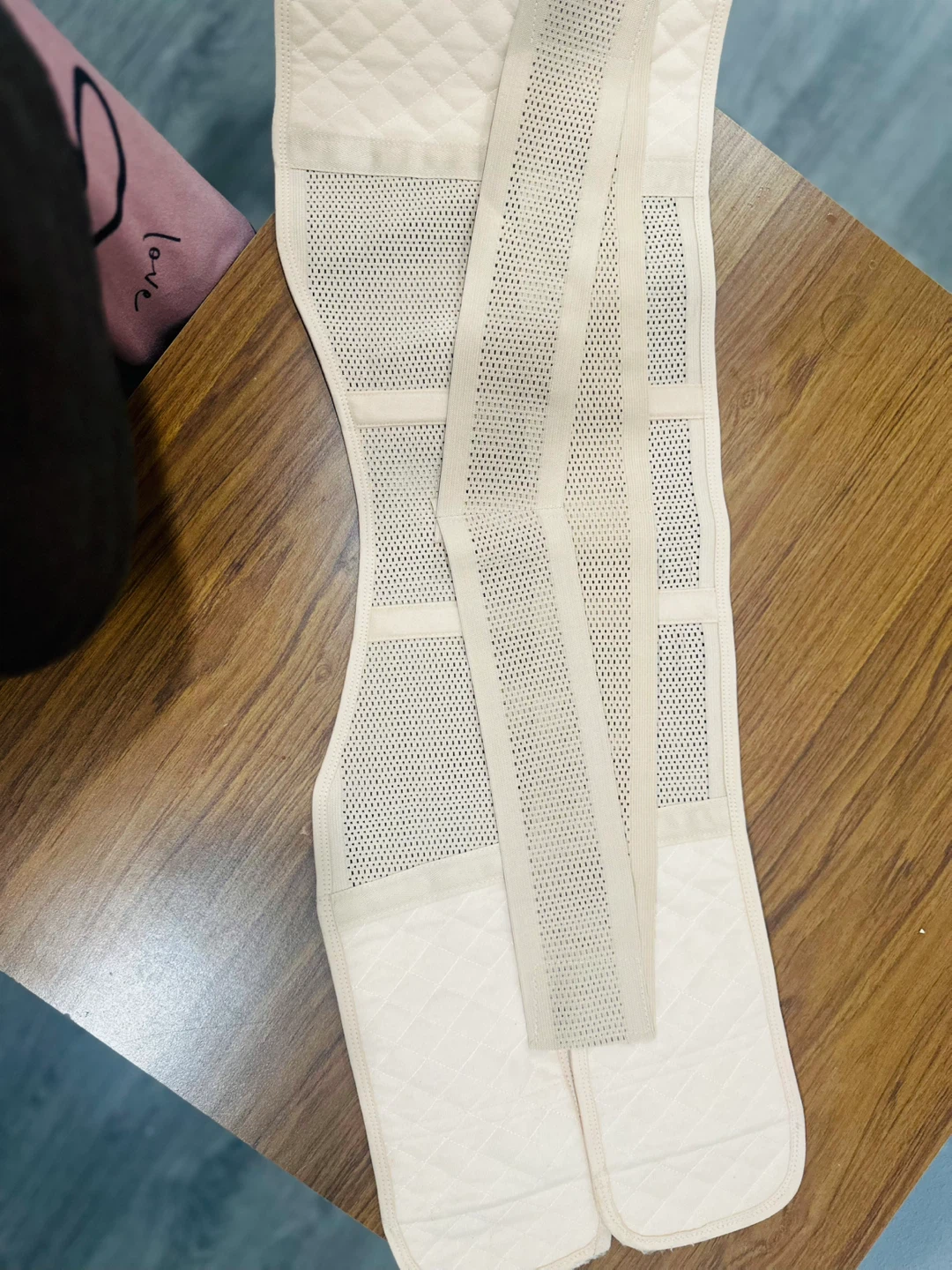 Medium Beige Postpartum Belly Band - photo 2