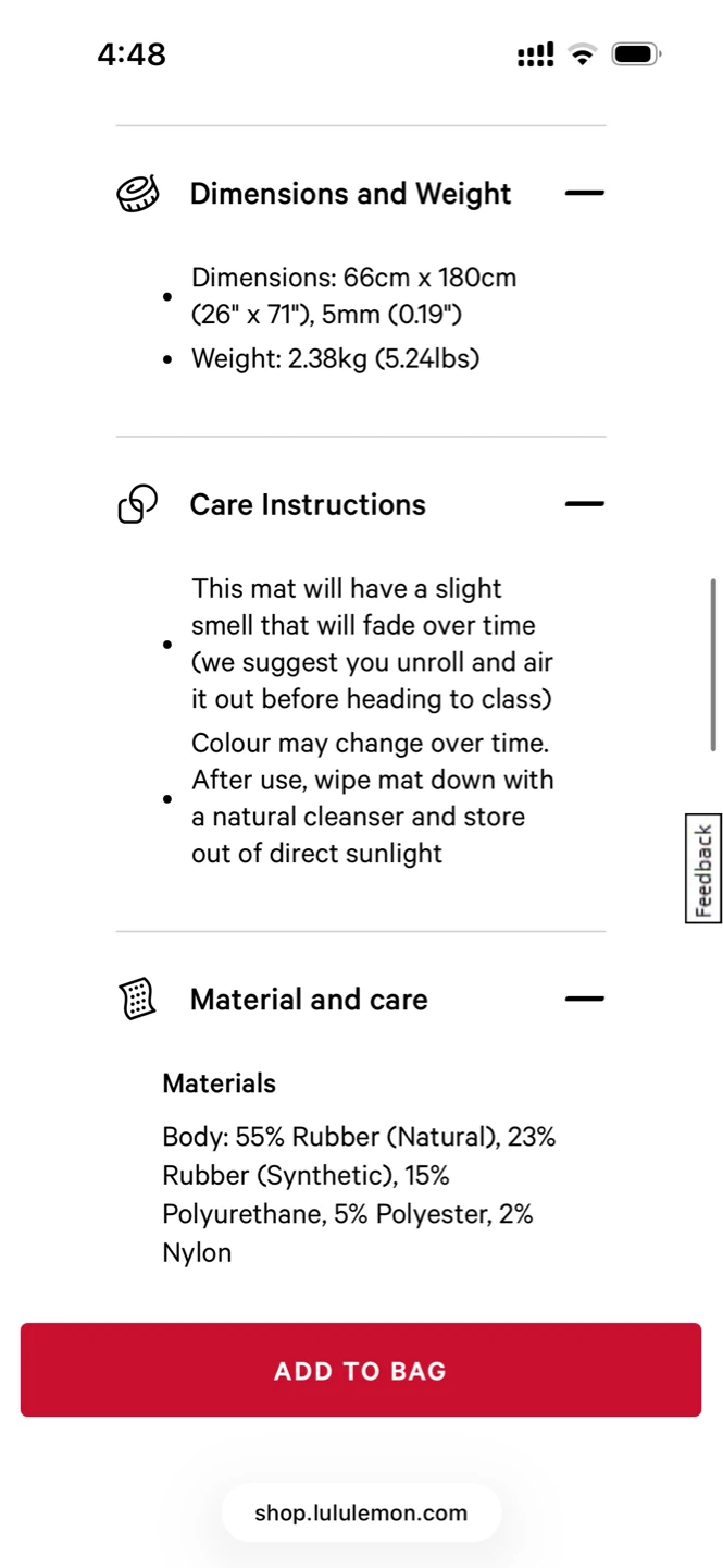 Lululemon The Mat 5mm Yoga Mat - photo 4