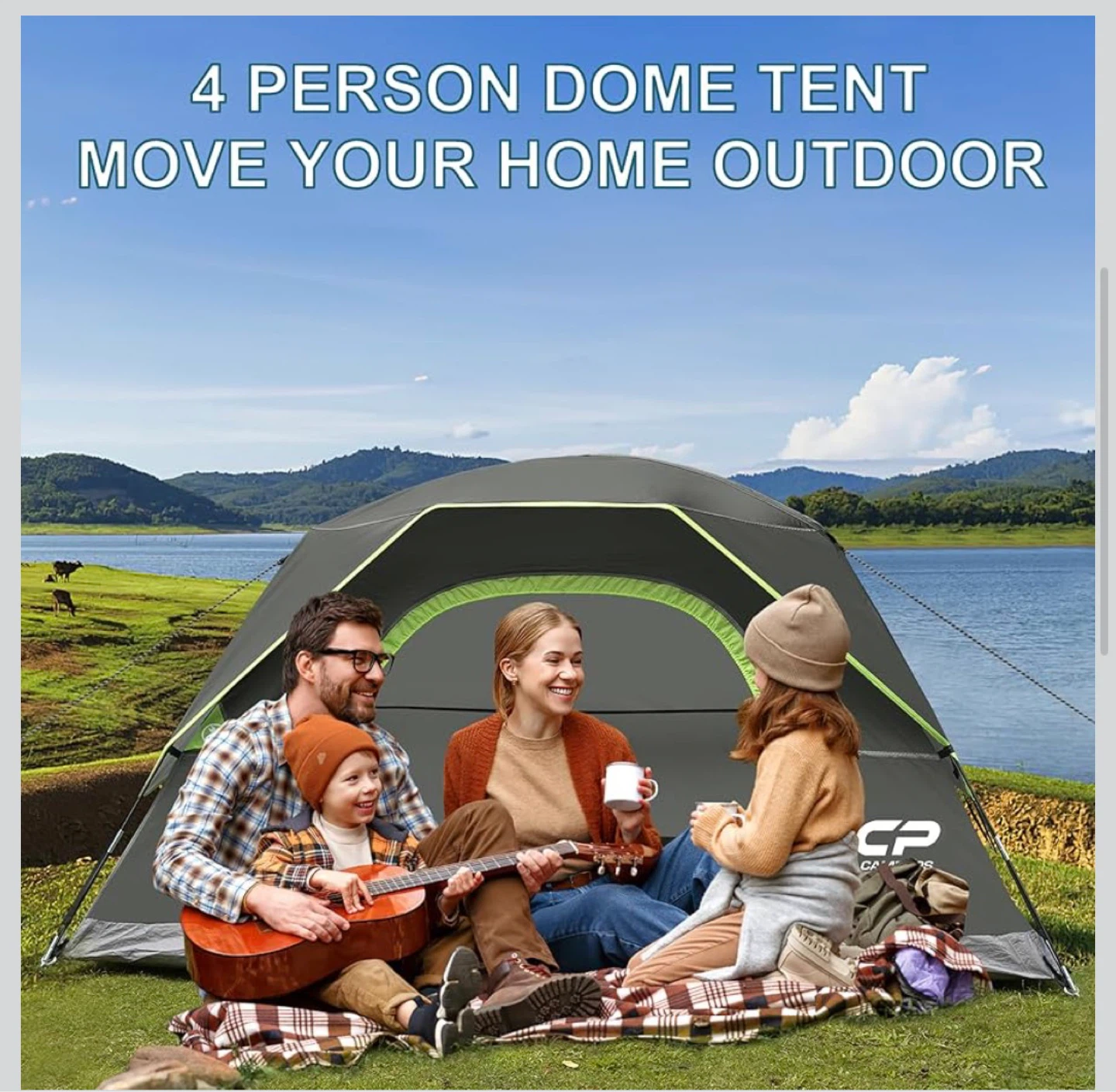 CP Campros 2-4 Person Dome Tent - photo 4