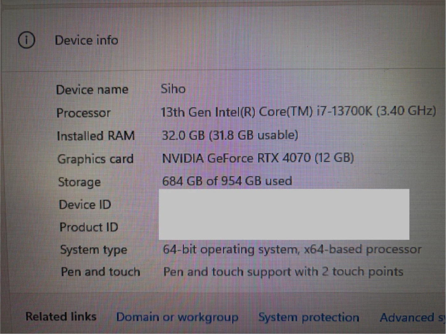 Gaming PC – RTX 4070 + i7-13700K | 32GB RAM | 1TB SSD