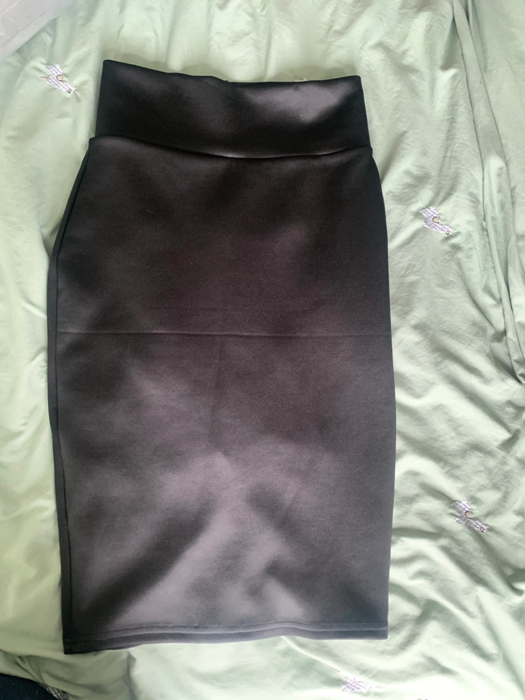 Black Pencil Skirt - Midi