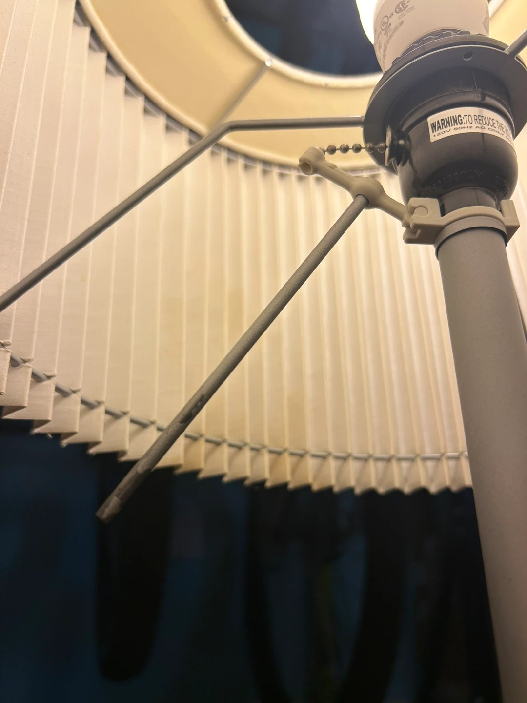 Vintage Pleated Table Lamp - photo 2
