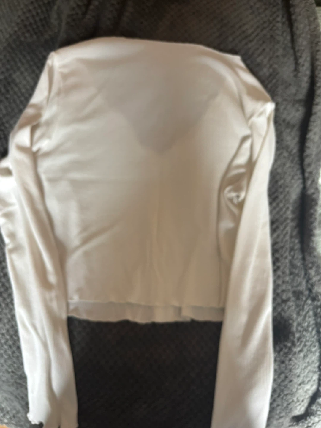 White long sleeve shirt - photo 2