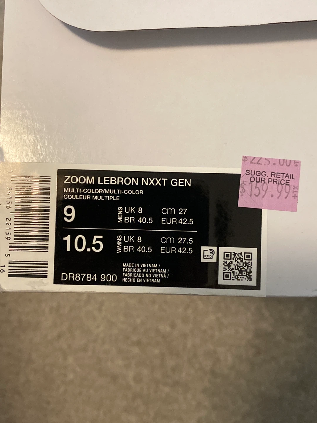 Nike Zoom LeBron NXXT Gen Men's Basketball Shoes Size 10.5 - photo 3