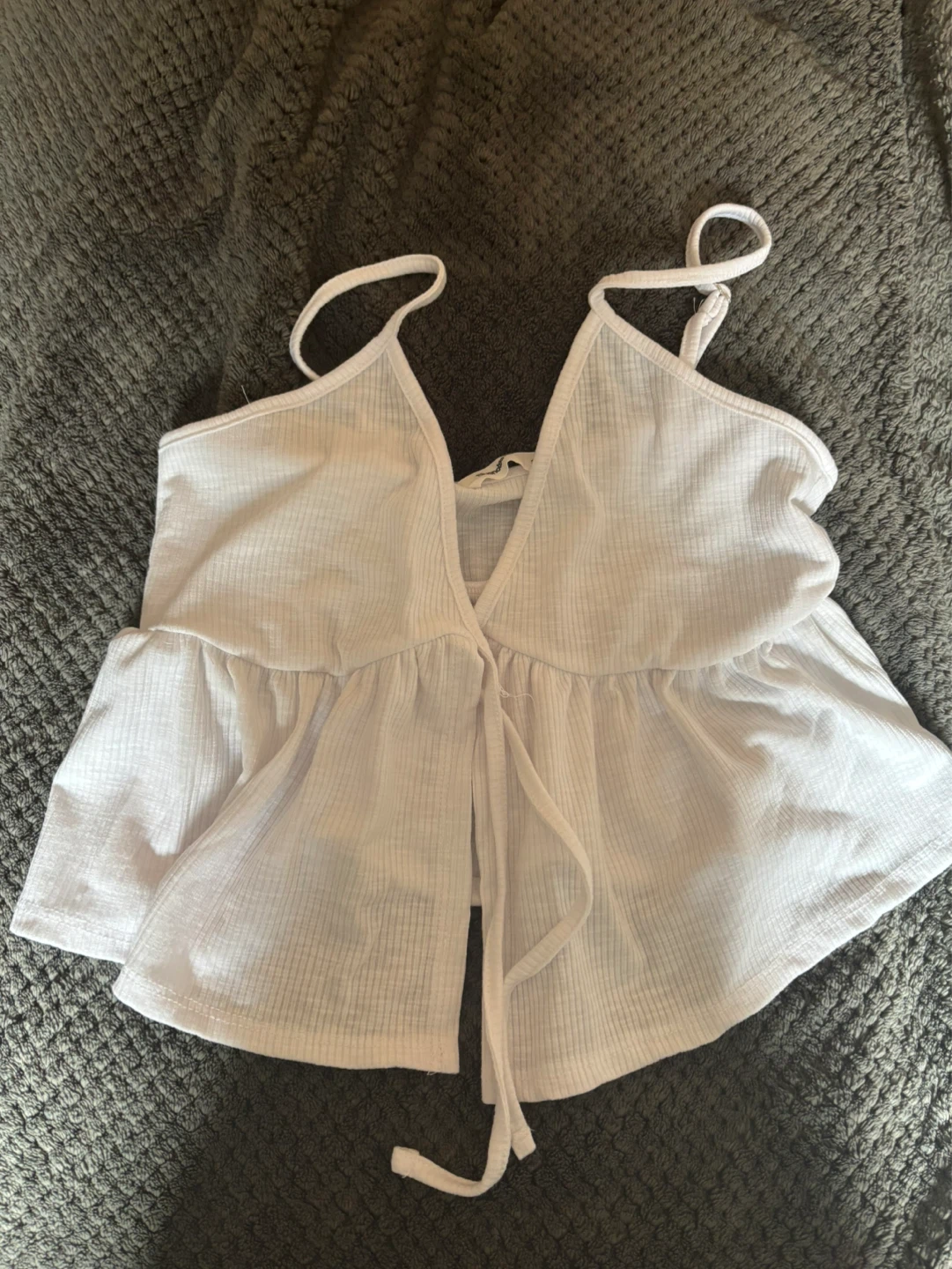 White tank top