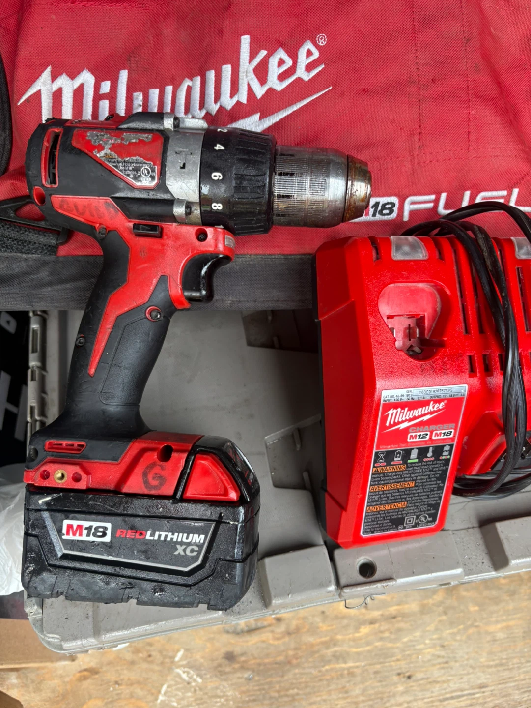 Milwaukee M18 FUEL Cordless Drill Combo with Charger