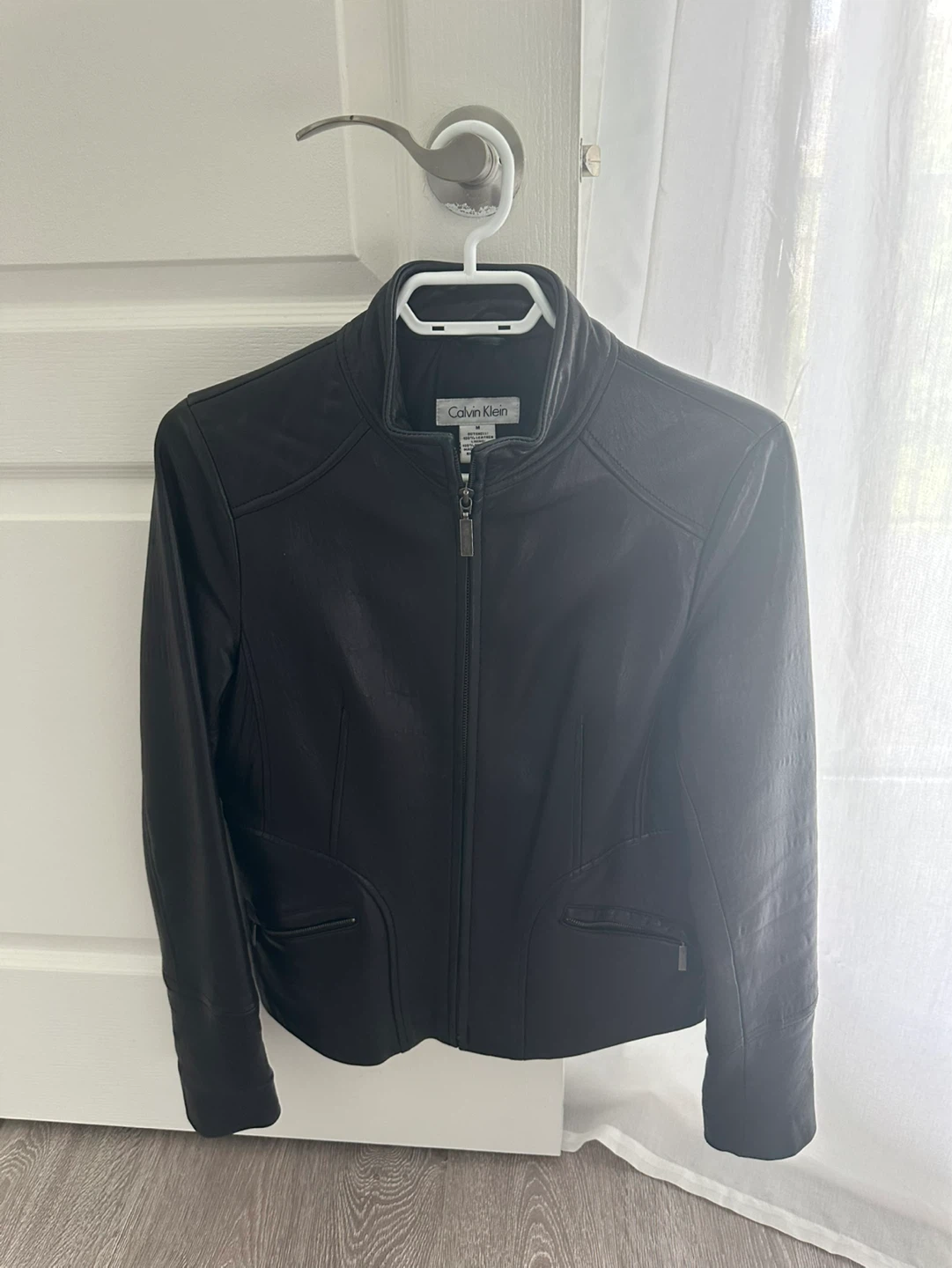 Calvin Klein Black Leather Jacket