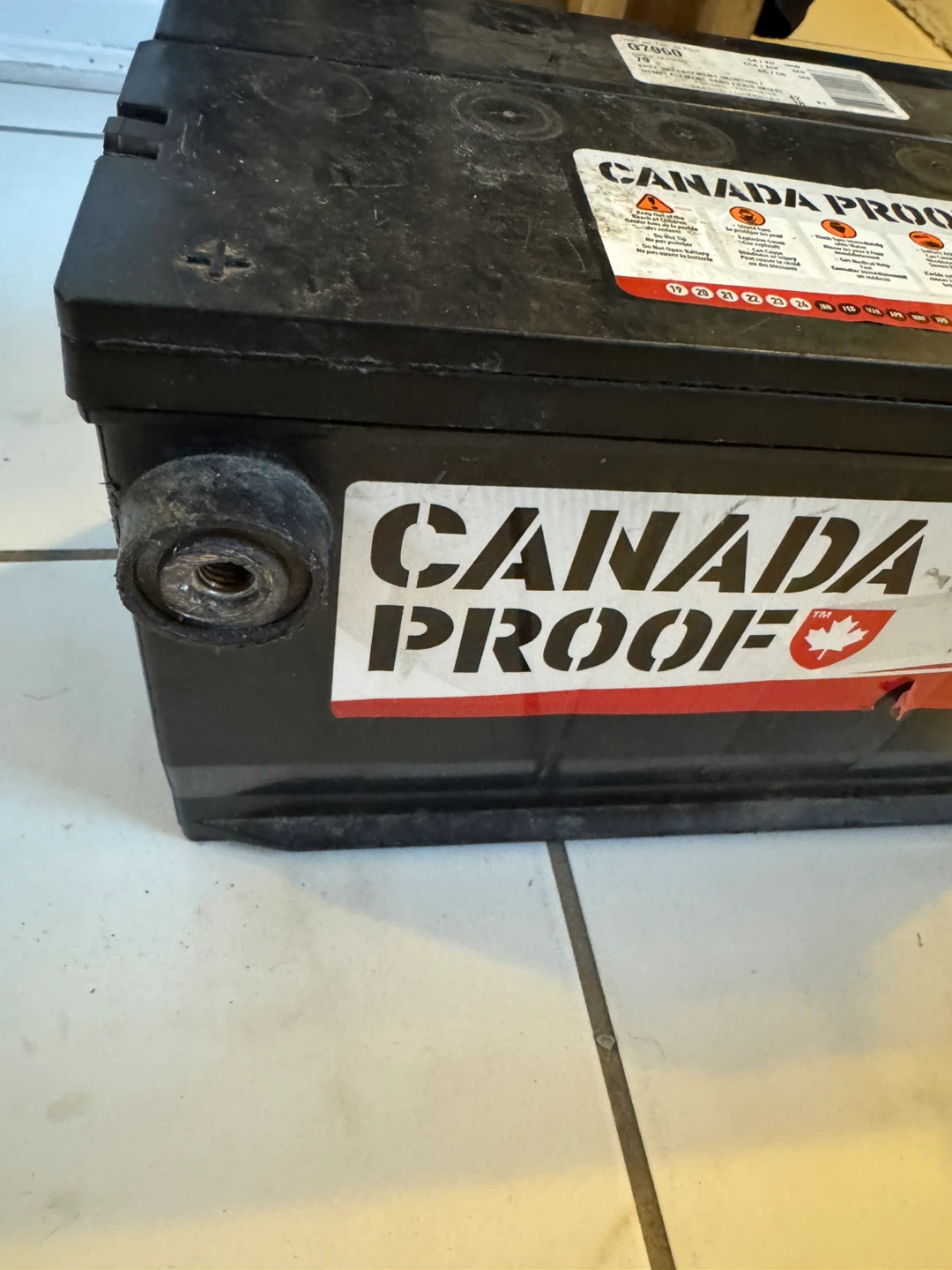 Canada Proof Car Battery - photo 2