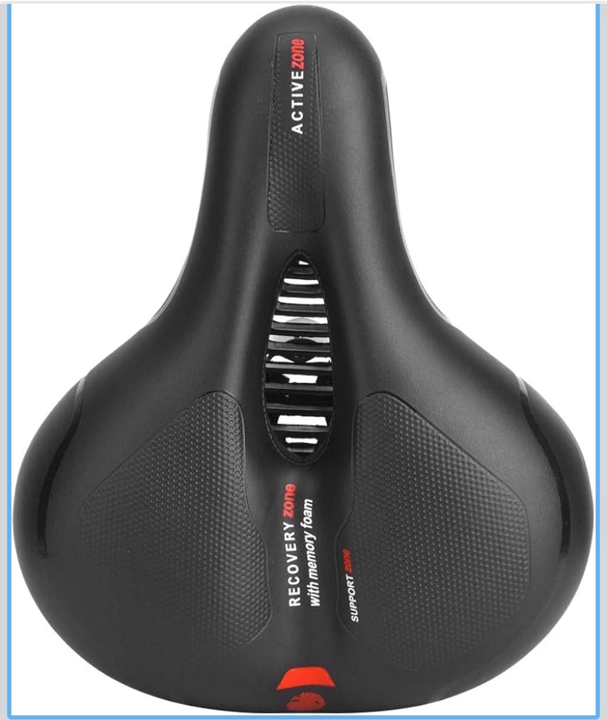 Active Zone Memory Foam Bicycle Saddle