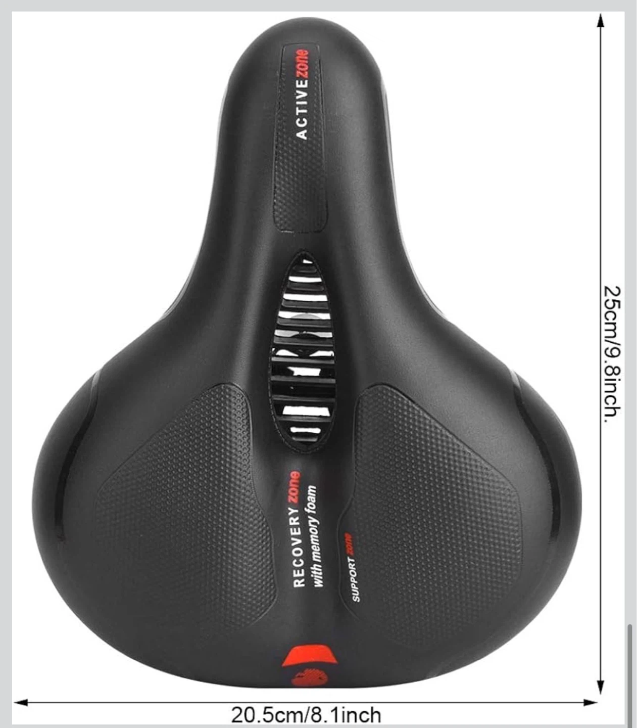 Active Zone Memory Foam Bicycle Saddle - photo 5